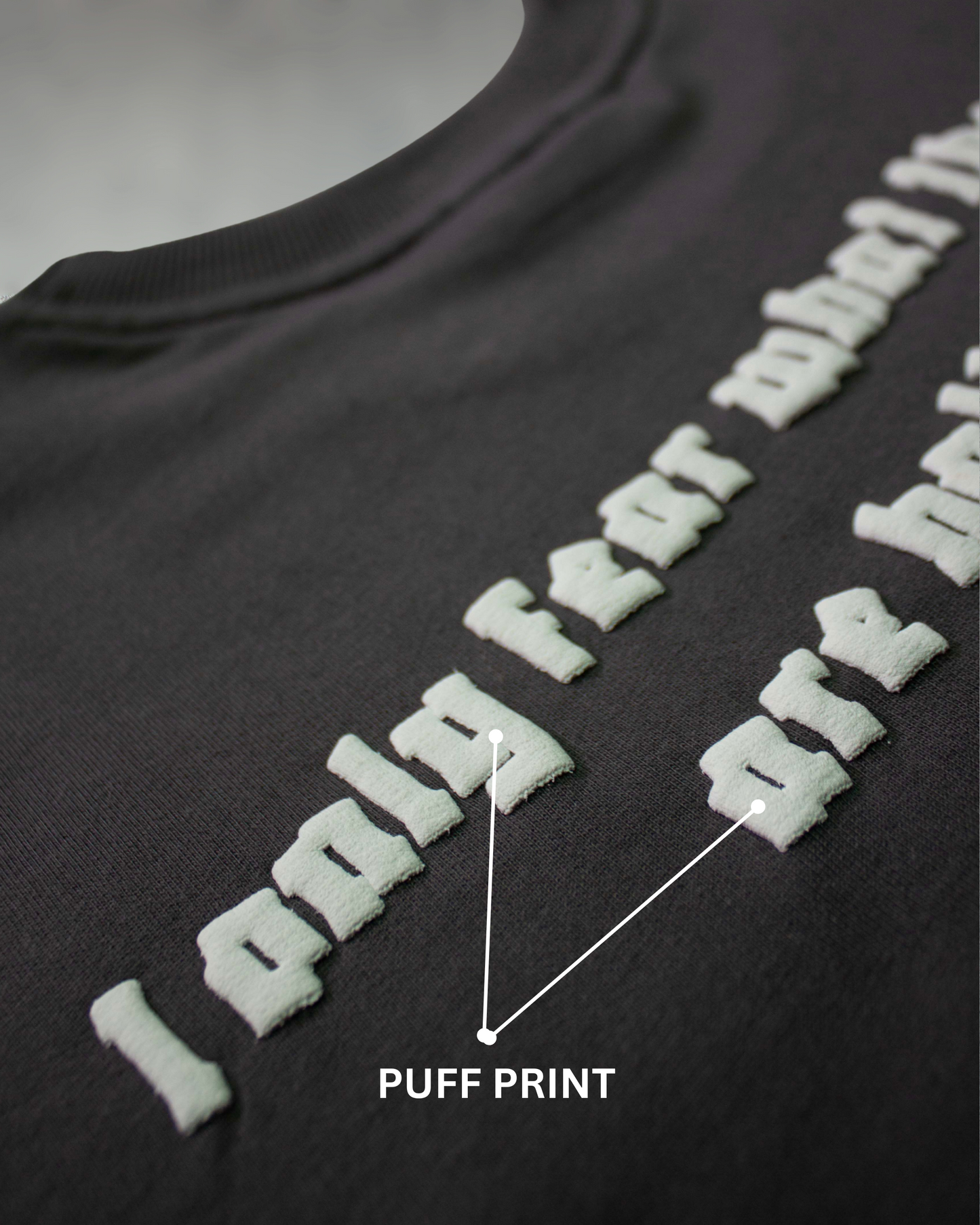 CHAINED RAGE -  Grey oversized tee