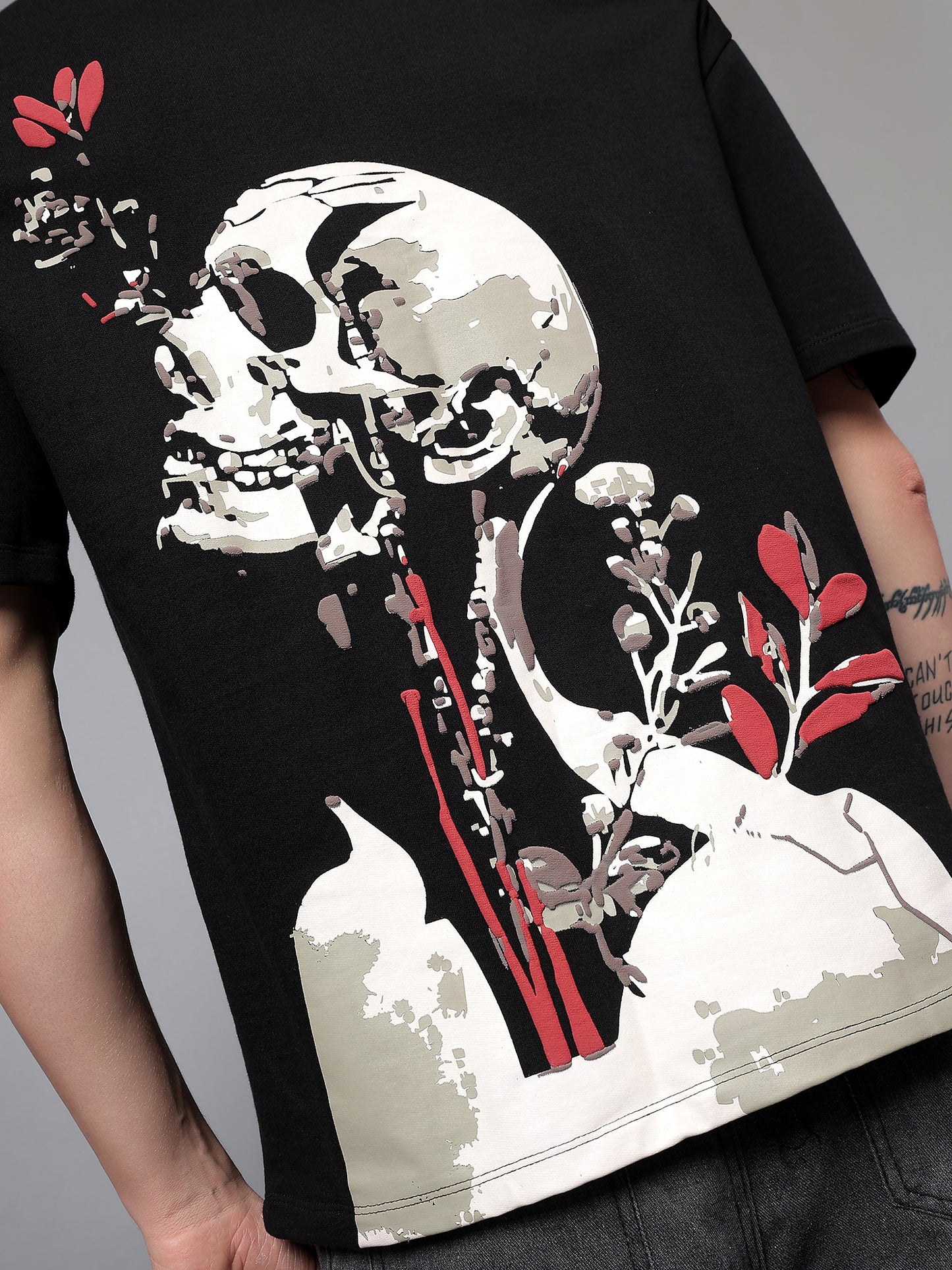 REBIRTH & REBOUND - black oversized tee